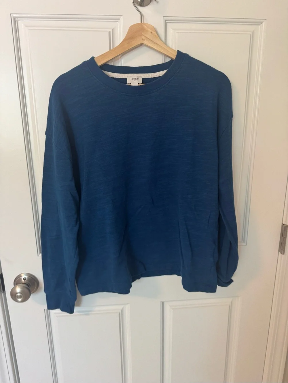 J. Crew Navy Blue Crew Sweatshirt